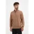 Merso Merino Zip Up 100% Merino Tuscan Camel