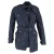 Burberry Dubbelgekoopt Gekleed Peacoat met Ceintuur in Marineblauwe Nylon