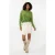 EsQualo Sweater Sleeve Studs Forest Green