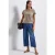 Street One Dames Shirt met schouderdetail in Beige