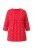Ulla Popken Shirt  neonrood / zwart / wit