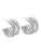 A&C Oslo – Nordic Design Jewellery Oorbellen ‘Shimmer S’  zilver