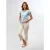 Mucho Gusto Top paratico lichtblauwe elegantie