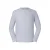 Fruit of the Loom Heren Iconic 195 Premium T-shirt met lange mouwen (Heide Grijs)