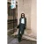 TRENDYOLMİLLA Dames Zwart Gestreept Lang Regular fit Blazers