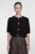 Geisha Vest Boucle Short Sleeves 64552-70 Vest 785 Dark Brown