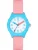 Cool Time Horloge  blauw / lichtblauw / pink / rosa