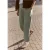Street One Studio Dames Mid Waist straight legs broek in Loose Fit in Groen