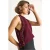 Geverfde gebreide blouse met ronde hals