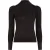 EsQualo Sweater Mock Neck Lurex Black / Gold