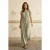 Maxi-jurk met Vierkante Hals en Strikdetail