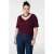MS Mode top donkerrood