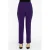 YOEK straight fit broek van travelstof DOLCE paars