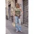 TRENDYOLMİLLA Dames Kaki Effen Mouwloos Getailleerd Blouses