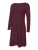 Vero Moda Maternity Gebreide jurk  merlot