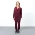 Lange sportieve jumpsuit met kap