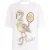 Open Back Man Fit T-Shirt Flamingo Crystals