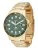 FOSSIL Analoog horloge  goud / donkergroen