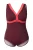 Ulla Popken Badpak  braam / rood