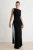 TRENDYOLMİLLA Dames Zwart Effen Maxi Mouwloos Recht Avond & Gala Jurk