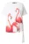 Ulla Popken Shirt  pink / zwart / offwhite