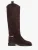 Estro Overknee laarzen ’32-0280′  donkerbruin