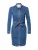 ONLY Blousejurk  blauw denim