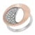 Orphelia Dames 925 Sterling Zilveren Ring – Zilver/Roze ZR-3907