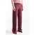 JANSEN Amsterdam wide leg broek – donkerrood