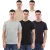 Duck and Cover Heren Frankinz T-Shirt (5-pack) (Zwart/Grijs/Wit/Beige)