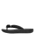 FitFlop TM Iqushion Glossy Button teenslippers met sleehak zwart