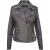 Dames leren Brando bikerjack-Loddon