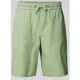 Blend Regular fit sweatshorts van linnenmix, model ‘BAY’