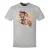 Cavalli Class Gescheurde Tijgerprint Duidelijk Logo Grijze T-Shirt