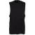 SF Women Dames/Dames Hoge Hals Schuine Armgat Vest Top (Zwart)