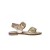 Metalen Schapendongleleren Sandalen Dames TBS Abigael