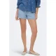 ONLY regular waist gebloemde casual short light blue denim