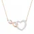 Swarovski Kettingen – Infinity and heart Mixed metal finish in multi