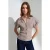 Aansluitende Textuur Korte Mouwen Shirt