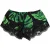 Bladprint Kanten Rand Shorts