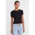 Dames Geribbelde Crop T-Shirt