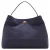 Mango suede schoudertas blauw