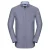 Russell Collection Heren Lange Mouwen Getailleerd Oxford shirt (Oxford Navy/Oxford Blue)