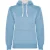 Roly Dames/Dames Urban Hooded Polycotton Sweatshirt (Hemelsblauw/Wit)