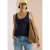 Effen longtop met ronde hals
