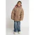 LOOXS little teddy winterjas met hartjes – bruin