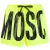 Moschino Heren Polyester Zwemshort met Logo (Zuurgeel)