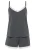 s.Oliver Korte pyjama  grijs / wit