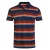 Weird Fish Heren Sunbury Stripe Organic Cotton Polo Shirt (Donkerblauw)