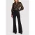 NIKKIE high waist flared broek – zwart